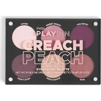 Oční stíny INGLOT paletka očních stínů Creach Peach 7,8g