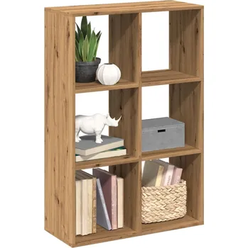 Knihovna Knihovna/dělící stěna dub artisan 69,5x29x103,5 cm kompozit - 8721158500618