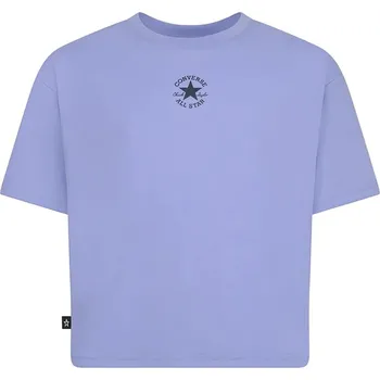 Dětská móda Dětské bavlněné tričko Converse 4CD915 fialová 48X, vel. 122-128