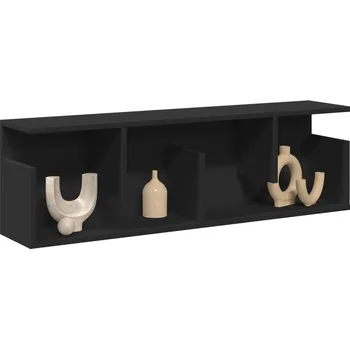 Příborník do zásuvky Nástěnná skříňka 100 x 20 x 30 cm černá kompozitní dřevo - 8721158391308