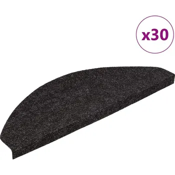 Nášlap na schod Samolepicí rohože na schody 30 ks Antracit 65x22,5x3,5 cm - 8721288460219