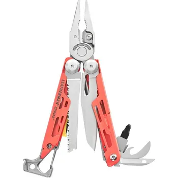 Multifunkční nůž Multitool Leatherman Signal Barva: oranžová