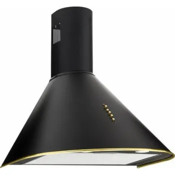 Digestoř Komínový odsavač par Akpo WK-4 Dandys GOLD 50 cm 450 m3/h, černý