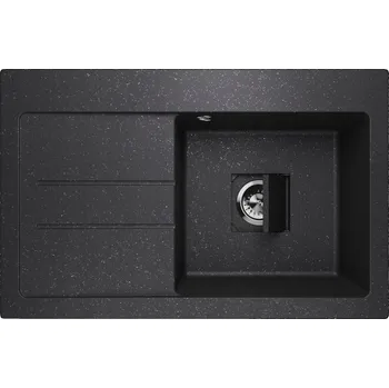 Granitový dřez Jednokomorový dřez Lavello granit černý
