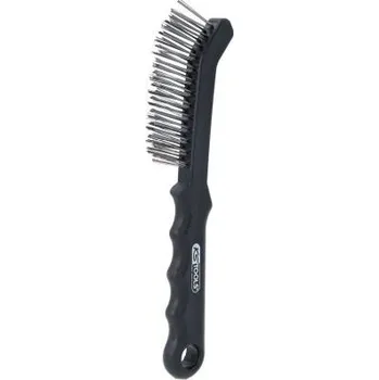 Nářadí pro automobil KS Tools 201.2335 Drátěný kartáč s ocelovými dráty na brzdové třmeny, 2řadý, rovný