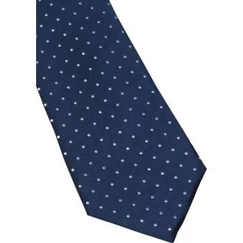 Kravata Hedvábná kravata Eterna - modrá a bílé tečky 9026_19