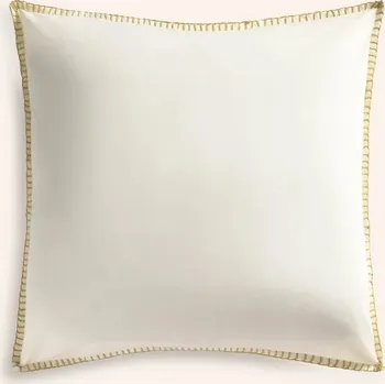 Povlak na polštářek Bavlněný dekorativní povlak na polštář Calma House Berna 60 x 60 cm BERNA.60.MOS bílá 00X