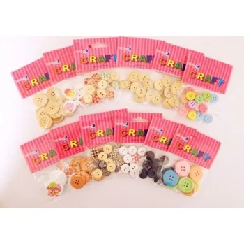 Knoflík Dřevěné knoflíky kulaté / 13277/