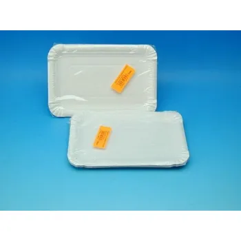 Jednorázové nádobí Tácek 13x20cm č.4 papírový 10ks /615/