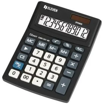 Kancelářská technika Kalkulačka ELEVEN černá 12-místná /CMB1201-BK/