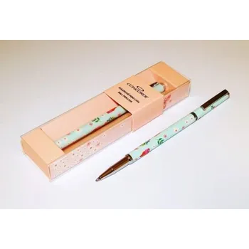 Kuličkové pero CONCORDE Livia, 1,0mm, krabička, zelené tělo s motýli