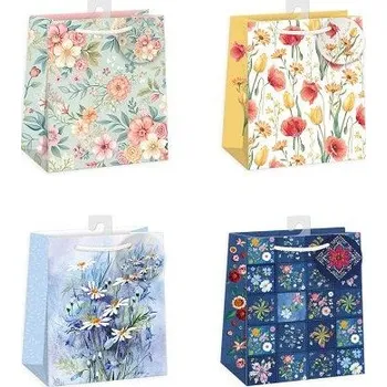 Dárková taška ARGUS Dárková papírová taška 19 x 23 cm mix 12 ks 07450021h