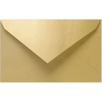 Obálka ARGUS Obálka B6 barevná perleťová zlatá, 6 kusů 10810005