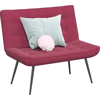 Pohovka Lavice vínová 110x74x84 cm samet - 8721102928376