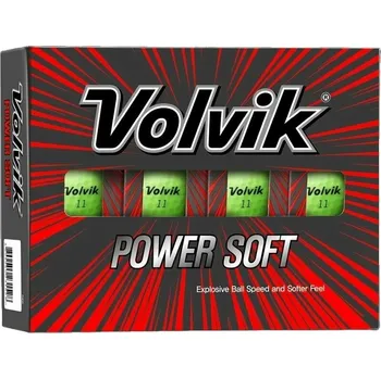 Golfový míček Volvik Power Soft Green 12 Golfové míčky