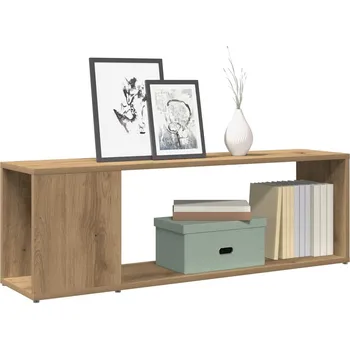 Televizní stolek TV stolek dub artisan 100 x 24 x 32 cm kompozitní dřevo - 8721158440884