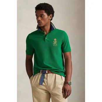 Pánská móda Bavlněné polo tričko Polo Ralph Lauren 710B14507 zelená 76X, vel. XL