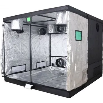 Pěstební box BudBox Silver Titan+ 240x240x200 cm, stříbrná fólie