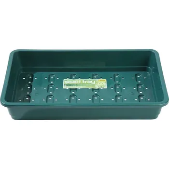 Podmiska Garland Seed Tray Green 37.5x23x6 cm, miska zelená s drenáží