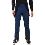 Pánské softshellové lyžařské kalhoty KILPI RHEA XL Tmavě modrá, Černá
