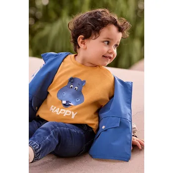 Chlapecká mikina Dětská mikina Mayoral 1402.3E.Baby.PPY2 oranžová 22X, vel. 68