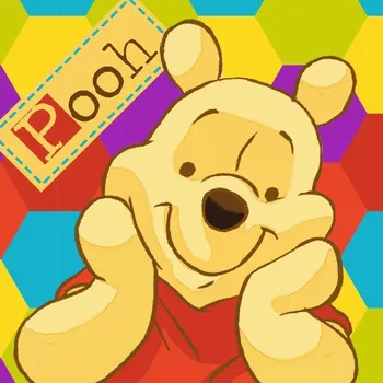 Dětské zboží Magický ručníček Medvídek Pů color, 30x30 cm