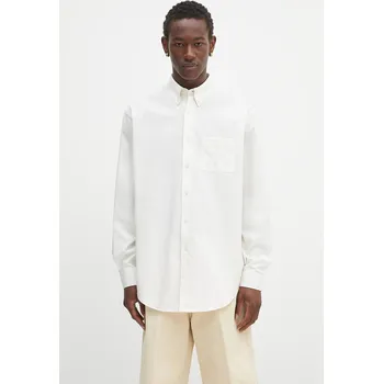 Pánská košile Bavlněná košile Drôle de Monsieur La Chemise Oxford PERM.SH173.CO116 béžová 01X, vel. M