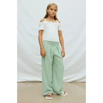 Chlapecké kalhoty Dětské kalhoty Mayoral 6548.8A.Junior.PPY2 zelená 70X, vel. 128