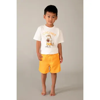 Dětské kraťasy Mayoral 3207.5E.Mini.PPY2 oranžová 20X, vel. 122