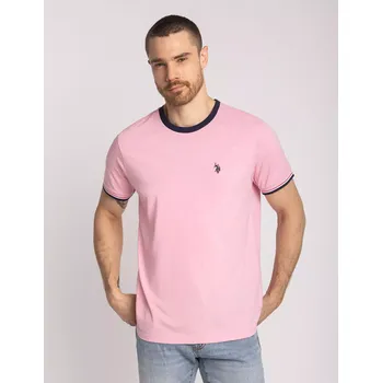 Pánské tričko U.S. Polo Assn.pánské tričko SIGNATURE růžové XL