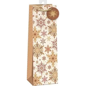 Dárková taška ARGUS Dárková papírová taška LUX na víno (13 x 37.5 cm) 08390165h