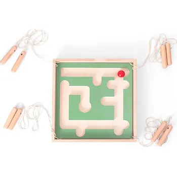 ostatní stavebnice BS Toys Dřevěný labyrint – koordinační hra