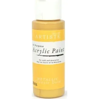 Vodová barva Akrylová barva Artiste, metalická zlatá klasická, 59 ml, DOA 763103