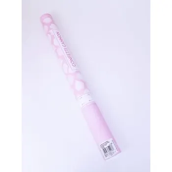 Konfeta Konfety vystřelovací plátky růží bílé 60cm / 407023