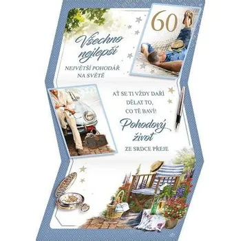 ARGUS Přání k 60. narozeninám 15-7074c60
