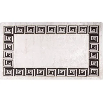 Koberec Koberec pratelný 190 x 300 cm světle béžový protiskluzový - 8720286653845