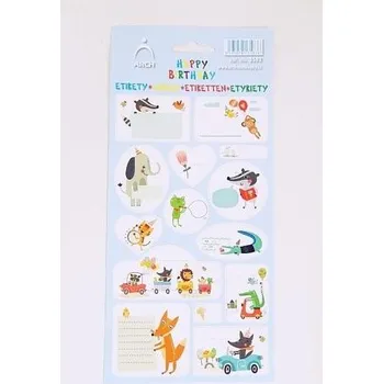 samolepka Samolepky HAPPY BIRTHDAY - modré 3583