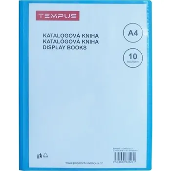 Archivační box Katalogová kniha Tempus 10 listů modrá
