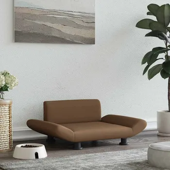 Pelíšek pro psa Pelíšek pro psy hnědý 70 x 45 x 28 cm textil - 8720287219811