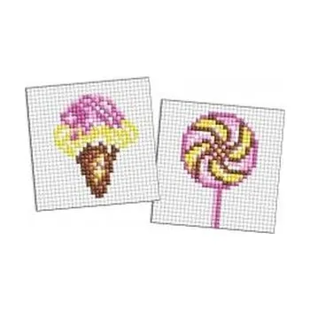 Set školních potřeb Diamentowa mozaika na magnes - LOL Lody 9x9cm