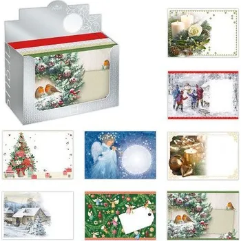 Obálka ARGUS Obálka B6 s potiskem, vánoční mix 120ks 1071V006