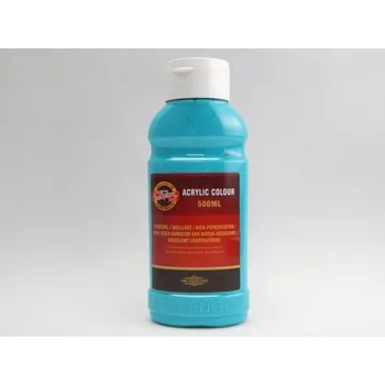 Výtvárné potřeby KOH-I-NOOR Barva akrylová 500ml tyrkysová 0460