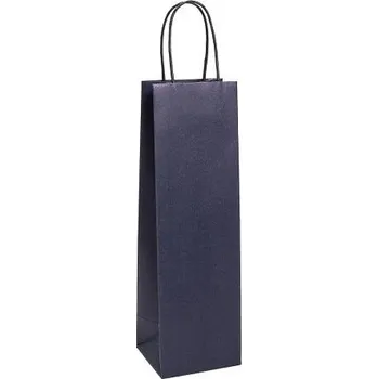 Dárková taška ARGUS Dárková taška na víno NATUR modrá T3N 77380002