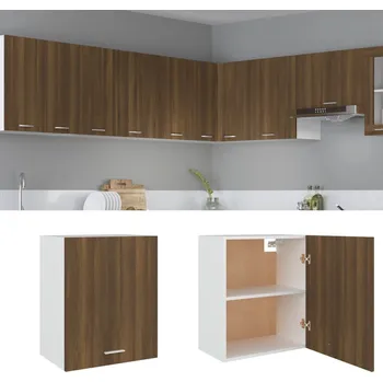 Kuchyňská skříňka Závěsná skříňka "Lyon" hnědý dub 50 x 31 x 60 cm, dřevěné podlahy - 8720286954805