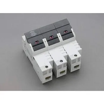 Autopojistky AMBUS J 30A/21x57, 3-pól, LED - Držák válcových pojistek s LED (31934.000)