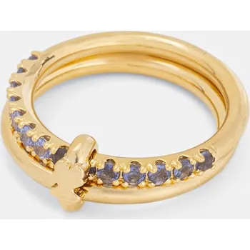 Prsten Pozlacený stříbrný prsten Tous 1004565212 zlatá GLD, vel. 12