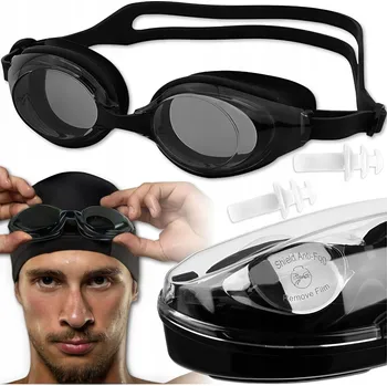 Plavecké brýle Plavecké brýle MEMFLOW černé s vrstvou proti zamlžování (anti-fog) a UV ochranou