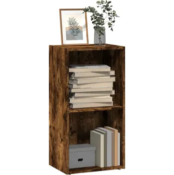 Knihovna Knihovna kouřový dub 40 x 30 x 77 cm kompozitní dřevo - 8721158507709