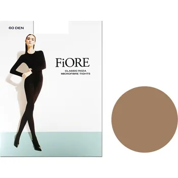 Dámské punčochy Hladké Punčocháče Fiore ROZA 60den béžové, hnědé, velikost 2