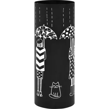 Stojan na deštník Stojan na deštníky Women ocelový černý - 8718475613091